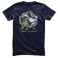 Shrek t-shirt, KEEP OUT - King Of The Swamp Navy Blue, men´s