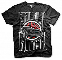 Knight Rider t-shirt, Sunset K.I.T.T., men´s