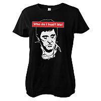 Scarface t-shirt, Who Do I Trust? Me! Girly Black, ladies