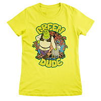 Shrek t-shirt, The Green Dude Girly Yellow, ladies