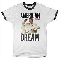 Scarface t-shirt, American Dream Ringer White, men´s