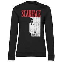 Scarface mikina, Poster Girly Sweatshirt Black, ladies