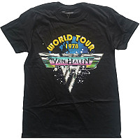 Van Halen t-shirt, World Tour '78 Full Colour Black, men´s