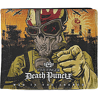 Five Finger Death Punch purse PU 11 x 10 x 1 cm, War Is The Answer Black