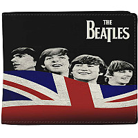 The Beatles purse PU 11 x 10 x 1 cm, Let It Be Flag Black