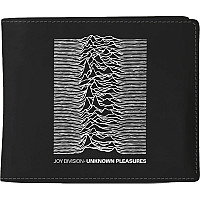 Joy Division purse PU 11 x 10 x 1 cm, Unknown Pleasures Black