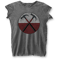 Pink Floyd t-shirt, The Wall Hammers Girly Grey, ladies