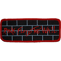 Pink Floyd tkaná patch CO 112x44 mm, The Wall Red