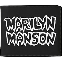 Marilyn Manson purse PU 11 x 10 x 1 cm, Logo Black