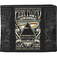 Pink Floyd purse PU 11 x 10 x 1 cm, 1973 Live Black