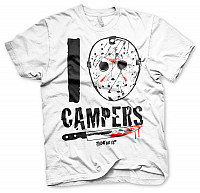 Friday the 13th t-shirt, I Jason Campers White, men´s