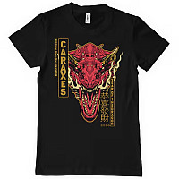 Hra o trůny t-shirt, CARAXES Dragon Black, men´s