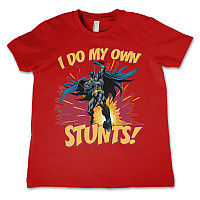 Batman t-shirt, I Do My Own Stunts Red, kids