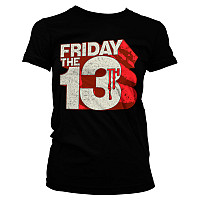 Friday the 13th t-shirt, Block Logo Girly, ladies