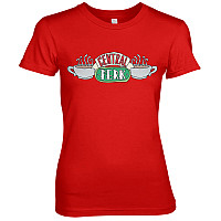 Friends t-shirt, Central Perk Girly Red, ladies