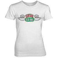 Friends t-shirt, Central Perk Girly White, ladies