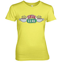 Friends t-shirt, Central Perk Girly Yellow, ladies