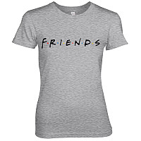 Friends t-shirt, Friends Logo Girly Heather Grey, ladies