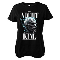 Hra o trůny t-shirt, The Night King Girly Black, ladies