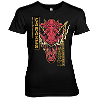 Hra o trůny t-shirt, CARAXES Dragon Girly Black, ladies