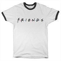 Friends t-shirt, Logo Ringer Tee White, men´s