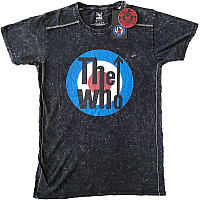 The Who t-shirt, Target Logo Snow Wash Black, men´s