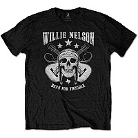 Willie Nelson t-shirt, Skull Black, men´s