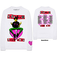 Yungblud t-shirt long rukáv, Tour 2019 BP White, men´s