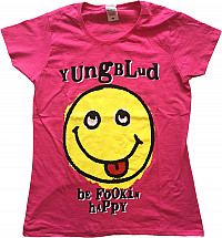 Yungblud t-shirt, Raver Smile BP Pink, ladies