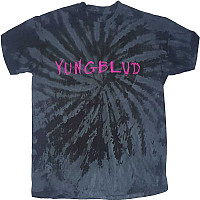 Yungblud t-shirt, Scratch Logo Dye Black, men´s