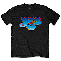 YES t-shirt, Classic Blue Logo Black, men´s