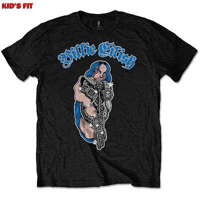 Billie Eilish t-shirt, Anime Logo Black, men´s | Musicwear