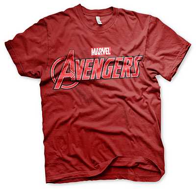 Maglietta Marvel Uomo Con Logo Distressed, Taglio Comodo, Stampa Ecologica, Nera