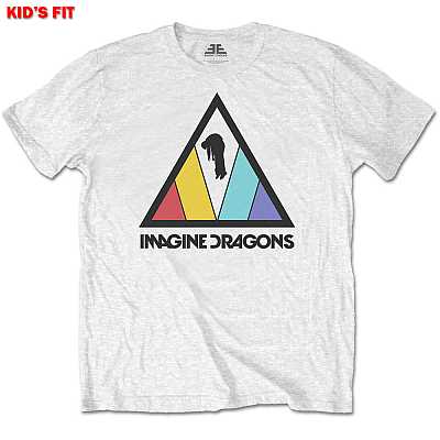Imagine Dragons t-shirt, Triangle Logo White, men´s