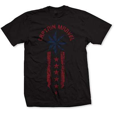 Maglietta Marvel Uomo Con Logo Distressed, Taglio Comodo, Stampa Ecologica, Nera