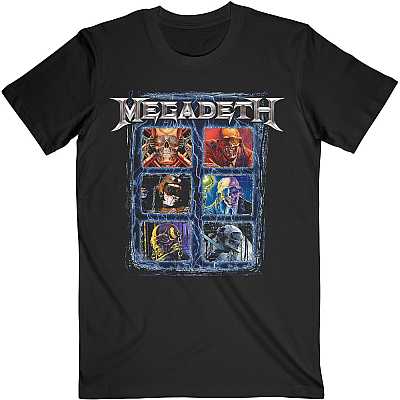 MEGADETH CROSS SWORDS VIC Tシャツ Megadeth - Vic Rattlehead Cross | TShirtSlayer TShirt and