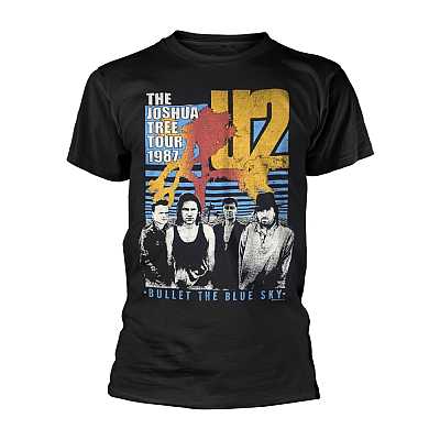 U2 Joshua Tree Photo - Playera Para Hobre, Color Azul Arino