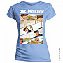 One Direction t-shirt, Band Sliced Blue, ladies