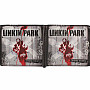 Linkin Park purse PU 11 x 10 x 1 cm, Hybrid Theory Black