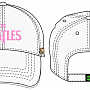 The Beatles snapback, Drop T Logo White