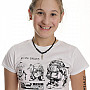 Star Wars t-shirt, R2D2 Blueprint Girly, ladies