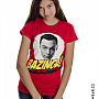 Big Bang Theory t-shirt, Bazinga Sheldons Head Red Girly, ladies