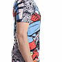 Captain America t-shirt, Comic Allover, men´s