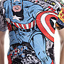 Captain America t-shirt, Comic Allover, men´s