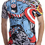 Captain America t-shirt, Comic Allover, men´s