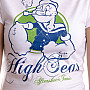 Pepek námořník t-shirt, High Seas Aftershave Tonic Girly, ladies