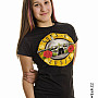 Guns N Roses t-shirt, Classic Bullet Logo Skinny, ladies