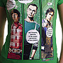 Big Bang Theory t-shirt, TBBT Superhero Quips Girly, ladies