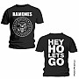 Ramones t-shirt, Hey Ho Front & Back, men´s