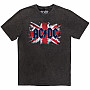 AC/DC t-shirt, Flag Stone Wash Charcoal Grey, men´s